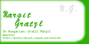margit gratzl business card